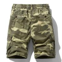 Pantalones cortos casuales de algodón de verano con múltiples bolsillos para hombre, pantalones cortos para correr transpirables para hombre - details 2