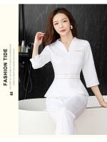 Uniforme de Verano de Manga Corta Traje de Belleza de Salón de Belleza para Mujeres - details 19