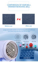 Pellets Eléctricos de Lana Portátiles para Quitar Fuzz de Estufas y Pets Aparato de Alimentación para Ropa y Peluquería de Mascotas - details 1