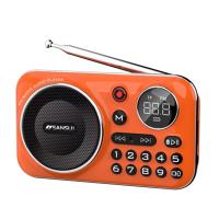 Radio FM con Bluetooth 5,0, reproductor de música MP3, HiFi, TF/USB, auriculares de grabación, naranja - details 0