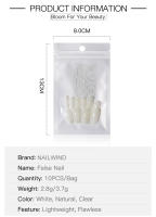 NAILWIND-Juego de manicura para extensión de uñas, herramienta de Arte de uñas postizas a presión, pegamento para uñas de cubierta semicompleta, puntas acrílicas - details 9