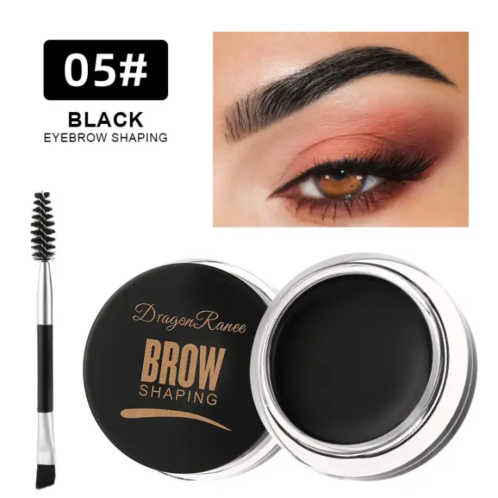 Crema para cejas salvajes, lápiz de cejas fijo, Gel, crema fija para cabello europeo y americano, pegamento sólido, cera de jabón, crema para cejas blanca - 1