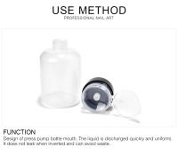KADS-botella vacía de 220ml, dispensador de Alcohol líquido, removedor de esmalte de uñas - details 2