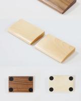 Reposamuñecas de madera de nogal, teclado mecánico Rainy75, alfombrilla para ratón con reposamanos, teclado antiestrés de madera maciza personalizado, accesorios de oficina - details 2