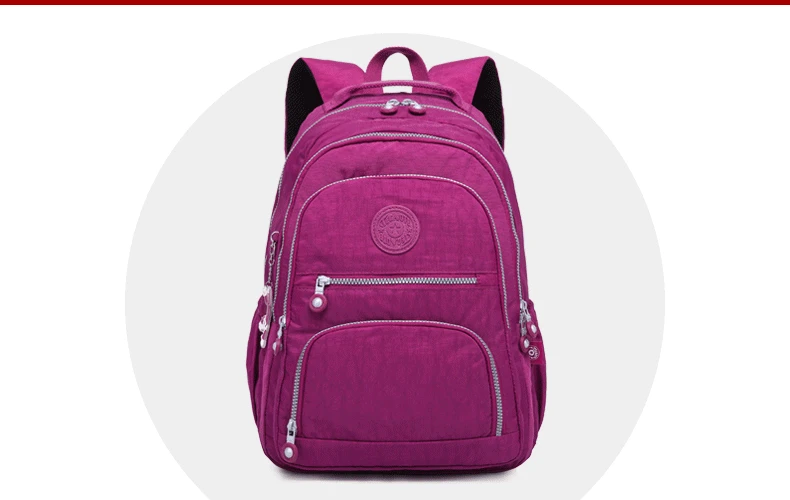 Tegaote-mochila escolar para estudiantes, morral de viaje para adolescentes y niños, bolsa de nailon impermeable para ordenador portátil, Unisex, 2024 - details 8