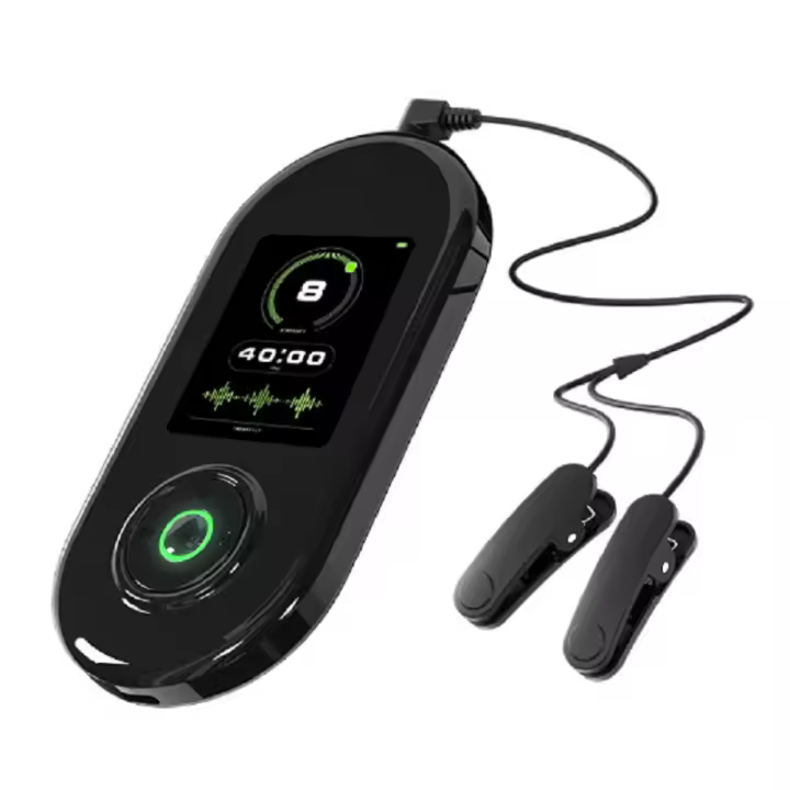 Dispositivo de ayuda para dormir CES con clips para las orejas - Estimulador del nervio vago para aliviar el insomnio Reducción de la ansiedad Terapia de microcorriente portátil - 1