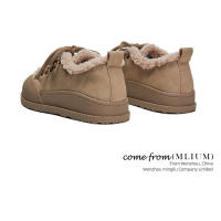 Nuevos zapatos casuales de terciopelo de algodón versátiles botas de nieve de suela gruesa. - details 7