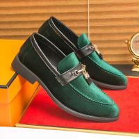 Bodas casuales de gran tamaño azul verde, cómodos zapatos de cuero de gamuza con borlas para ocasiones formales - details 3