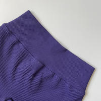 Yoga Conjunto Deportivo De Un Hombro Con Abertura De Espalda Abierta Fruncido - details 4