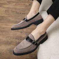 Vestido italiano para hombre, zapatos planos informales para conducir, cómodos y suaves, productos de cuero genuino 2025 - details 1