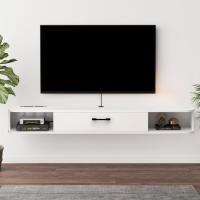 Soporte de TV de Madera Flotante Estante de Pared para TV Mueble de Madera para TV Colgante - details 31