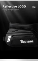 WEST BIKING-bolsa impermeable para bicicleta, bolsa para tubo frontal, soporte para teléfono móvil con pantalla táctil, accesorios para ciclismo de montaña y carretera - details 12