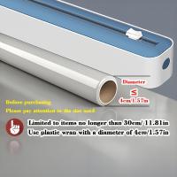 Cortador de película adhesiva, artefacto de refrigerador sin lágrimas para cocina casera, caja de corte de cubierta de película adhesiva multifuncional para colgar en la pared magnética - details 1