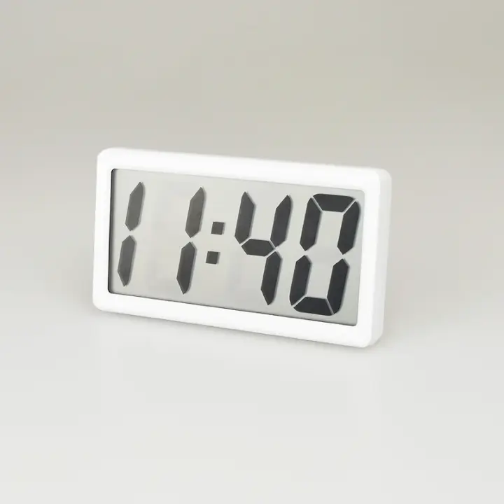 Reloj de salón reloj electrónico simple fuente grande estudiantes reloj electrónico especial niños LCD silencioso asiento reloj - 1