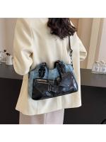 BINGMEI 2025 color a juego PU retro personalizado diario viajero pequeño bolso simple bolso de mujer bolso de hombro bolso de mensajero - details 3