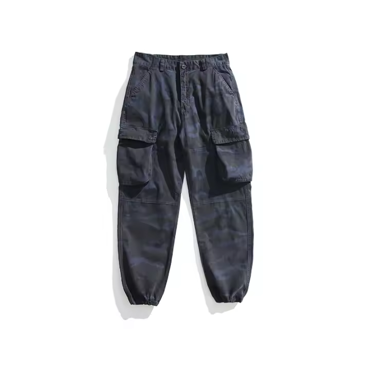 Cómodos pantalones de camuflaje para hombre adecuados para actividades al aire libre como pescar, correr y hacer senderismo. - 1