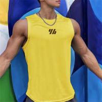 Chaleco de gimnasio de verano para hombre, camisa de malla de alta calidad, camisetas sin mangas, camisetas sin mangas para correr, chaleco deportivo para Fitness, ropa para hombre 2025 - details 7