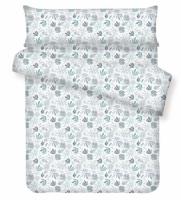 Funda de cama nórdica de 135 cm. Modelo moderno, juego completo con oso, microfibra muy suave y transpirable, funda de edredón, fácil de usar a máquina. - details 1