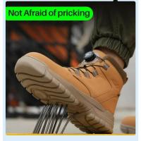 Botas de trabajo indestructibles con puntera de acero para hombre, impermeables y seguras - details 15