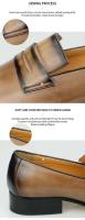 Zapatos de cuero informales para hombre, cómodos y hechos a mano, para fiesta y oficina, nueva marca de lujo - details 3
