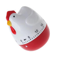Temporizador Visual para niños, reloj Visual para cocinar huevos, manguera de reloj de arena en forma de pollo, adorable imán para hornear - details 4