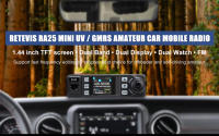 Radio Móvil Retevis RA25 Dual Banda GMRS 20W Transmisión de Alto Alcance 3-5km - details 0