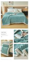 Manta cálida de terciopelo esponjoso para dormir, mantas suaves y cómodas de lana de Coral para la cama, manta gruesa cálida y acogedora para otoño e invierno, nueva - details 9