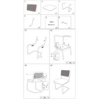 Pack de 2 Comedor Tapizadas, Sillas de Cocina Modernas con Patas de Metal, Gran Estabilidad y Capacidad de Carga, Blanco, Ratán, Vellón, Espuma - details 22