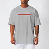 Oversized Gym Fitness T-shirt Mens Dropped Shoulder Short Sleeve Casual T Shirt Summer Mesh Breathable Loose Basketball Jersey - details 8