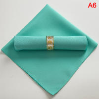 Servilletas de tela de poliéster para decoración del hogar, servilletas para restaurante, boda, fiesta, banquete, cena, 48x48cm - details 6