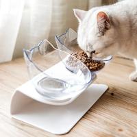 Cuenco Doble Antideslizante para Gatos y Perros Alimentador Automático de Mascotas con Soporte - details 1