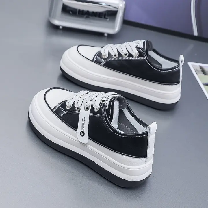 Zapatillas deportivas transpirables y ligeras para mujer, zapatos para estudiantes de suela gruesa, versátiles - 1