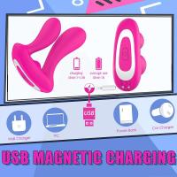Leten 3 en 1 ropa Invisible bragas vibrador parejas 9 modos potente punto G Vagina ano estimulación del perineo juguete sexual para mujeres tienda - details 7