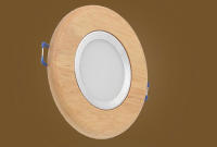 Anillo de luz descendente led de madera maciza, 3W, 5W, 7W, focos de techo, lámpara de fondo Industrial para oficina y sala de estar - details 2