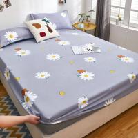 Sábana Ajustable Impermeable Cubierta de Cama Elástica Amigable con la Piel Estilo Floral - details 6