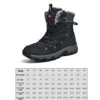 Botas de senderismo de invierno para hombre Botas de nieve aisladas Botas de invierno con forro de piel cálida Zapatos de senderismo Botas de trekking al aire libre - details 8