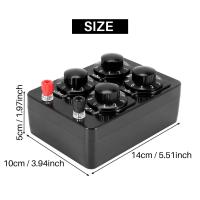 Caja de resistencia Simple de precisión Variable, instrumento de enseñanza, 0-9999 Ohm - details 7
