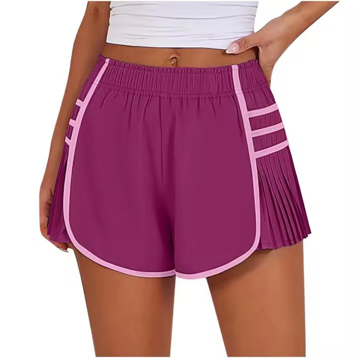 Pantalones Cortos de Verano Delgados y Contrastados Cómodos y Secado Rápido - 1