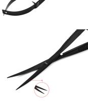 Tijeras de Resorte Curvas para Acuarium Herramientas de Limpieza de Alta Calidad Accesorios de Paisajismo para Tanque de Peces - details 2