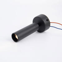 Focos de techo de haz estrecho Industrial, luz de punto de Pin de montaje en superficie de 3W y 5W, 8 °, 15 °, 24 °, para museo de joyas, luz de imagen Gallary - details 2