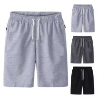 Pantalones Cortos de Cintura Elástica para Hombres Ropa Delgada de Verano con Bolsillos Sueltos - details 4