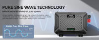 Inversor de Voltaje Dual DATOUBOSS 12V 24V a 230V Potencia de Pico 1200W/2300W - details 2