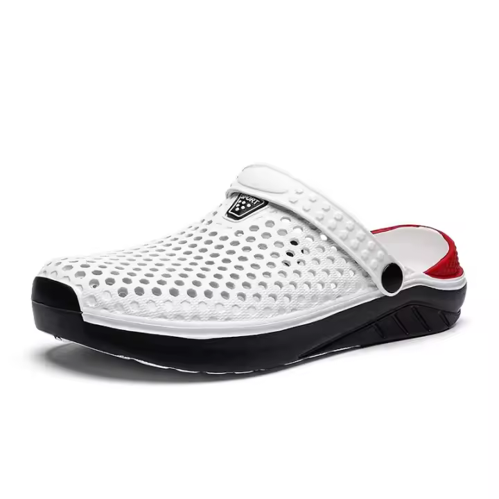 Sandalias de playa a la moda para hombre y mujer, zapatillas antideslizantes de suela gruesa, chanclas ligeras de verano, zapatos de jardín - 1