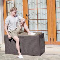 380L Arcón de Ordenación Exterior, Resina Caja de Almacenamento de Jardín para Almacenamiento Al aire Libre para Muebles de Patio - details 31