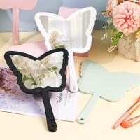 Espejo de Mano en Forma de Mariposa Portátil, Abajo de Belleza para Extensión de Pestañas de Salón - details 1