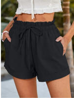 Shorts de Verano Cómodos para Mujer en Poliéster Pantalones Rectos y Sueltos para Venta - details 3