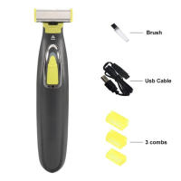 Afeitadora eléctrica portátil para hombres y mujeres, recortadora de cuerpo completo, cuchilla en forma de T USB - details 1