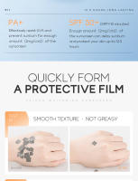 10 palos de Protección solar Facial, SFP 50, Antiedad UV (8,3 ml), 0% Residuos, protector solar hidratante y resistente al agua - details 5