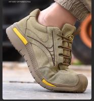 Zapatos de seguridad para hombre, zapatillas de trabajo aisladas a prueba de pinchazos de 6KV, zapatos protectores antigolpes con punta de acero para hombre, zapatillas de deporte de verano - details 8