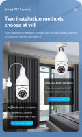 Cámaras de vigilancia wifi bombilla doméstico Internet 1080P HD inteligente interior 360 grados - details 7